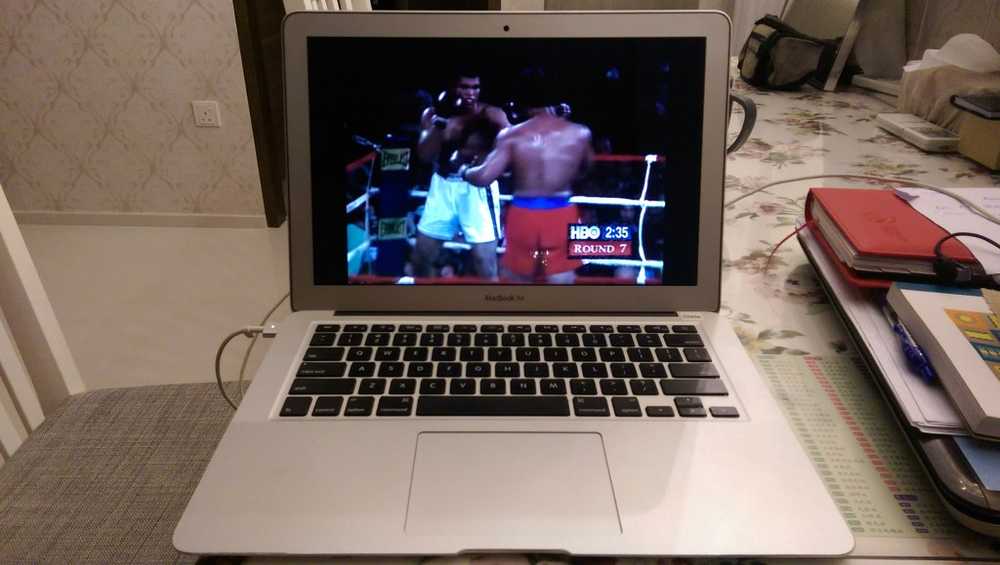 The humble set up of the day I started to appreciate boxing as a sport