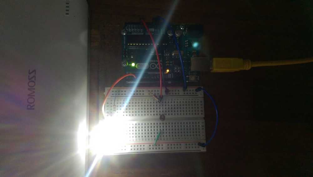 nick arduino light project