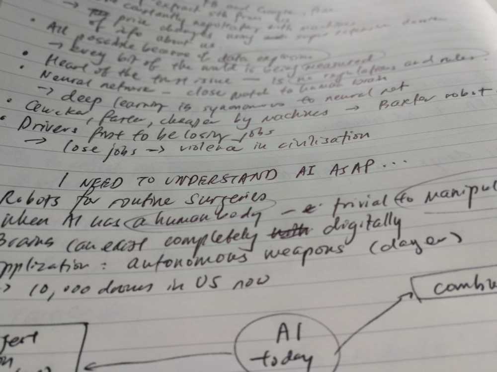 I need to understand artificial intelligence notes