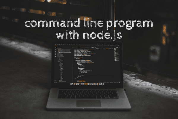 bsp create command line program with node